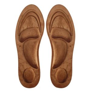 Piezas de zapatos Accesorios 4D Ante Memoria Espuma Plantilla Ortic Soporte para el arco Plantillas ortopédicas Zapatos Cojín Pie plano Cuidado de los pies Suela Almohadillas para zapatos calientes 230828