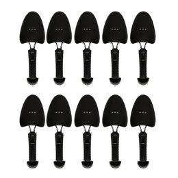 Schoenonderdelen accessoires 5 paren praktische plastic verstelbare lengte mannen schoenboom brancard houder organisatoren 5 paren zwart 230812