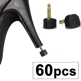 Accessoires voor schoenonderdelen 60 stuks Dame Hakreparatietips voor schoenen Pins Deuvelliften Bruiloft Hakkenverzorgingsset Beschermers Cap Heeltaps 231208