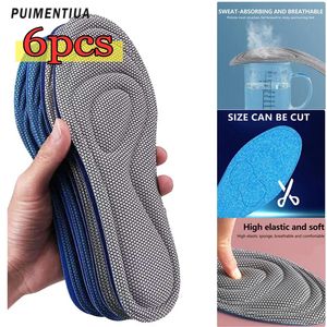 Accessoires voor schoenonderdelen 6-delig Unisex Memory Foam Orthopedische inlegzolen voor schoenen Antibacteriële ontgeuring Zweetabsorptie-inzetstuk Sport hardlooppads 231019