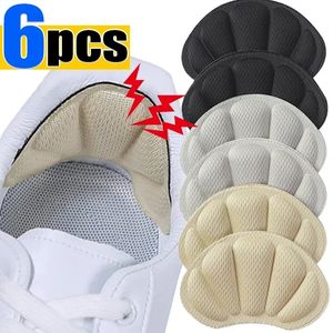 Accessoires de pièces de chaussures 6 pièces semelles Patch coussinets de talon pour chaussures de Sport soulagement de la douleur anti-usure pieds coussinet taille réglable protecteur dos autocollant coussin semelle intérieure 231124