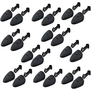  Shoe Parts Accessories ABDB10 Pair Durable Form Plastic Shoe Tree Practical Boot Shoe Stretcher Black 231009