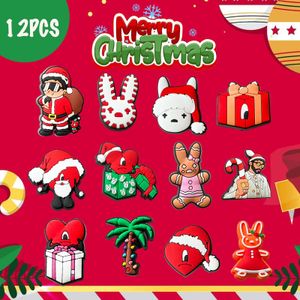 Accessoires voor schoenonderdelen Bad Bunny Charms Decoratie voor klompsandalen Kerstadvertenties Kinderfeestcadeau Gunsten Drop Delivery Otby8