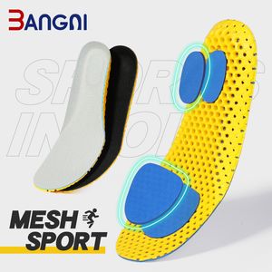 Accessoires voor schoenonderdelen Bangni Memory Foam Inlegzolen Orthopedische Sportondersteuning Inzetstuk Dames Heren Schoenen Voetzolen Pad Ortic Ademend Hardloopkussen 230826