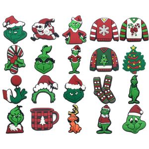 Schoen Onderdelen Accessoires Cartoon Kerst Thema Decoraties Bedels Voor Clog - Perfect Alligator Jibtz Bubble Slipper Sandalen Drop Deli Oten1