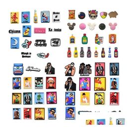 Schuhteile Zubehör Cartoon Clog Charms Benutzerdefinierte PVC Charm Dekoration Großhandel Drop Delivery Serie nach dem Zufallsprinzip