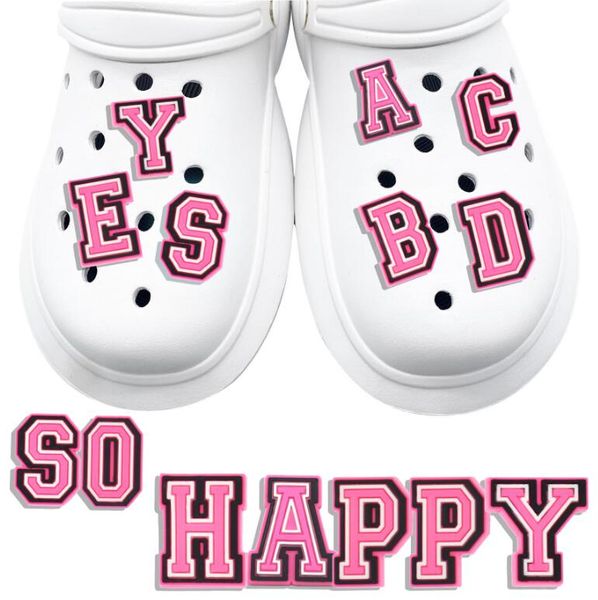 Piezas de zapatos Accesorios Zuecos Encantos para sandalias Decoraciones Niños Niñas Adolescentes Hombres Mujeres Adts Favor de fiesta Entrega de gota Ot1Zm