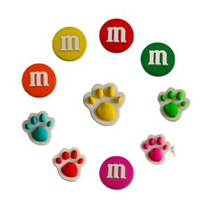 Pièces de chaussures Accessoires Cartoon Charmes mignons pour sabots Sandales M Paws Kawaii Pvc Décoration Jibz Drop Delivery Otvkj