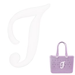 Accesorios de piezas de zapatos, letras decorativas para bolso Bogg, decoración del alfabeto 3D, dijes personalizados, entrega directa, Ot7N2