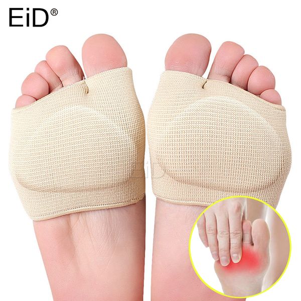 Piezas de zapatos Accesorios EiD Almohadillas de manga metatarsiana de silicona Medio dedo del pie Suela de juanete Antepié Cojín de gel Soportes para calcetines Prevenir callos Ampollas 230926