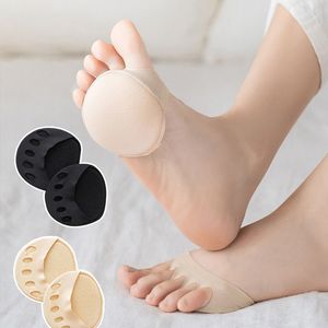 Accesorios de piezas de zapatos Cinco dedos de los dedos de los pies para mujeres tacones altos plantillas de callos de callos para el pie absorbe los calcetines de choque insertos de la almohadilla de los pies 230817