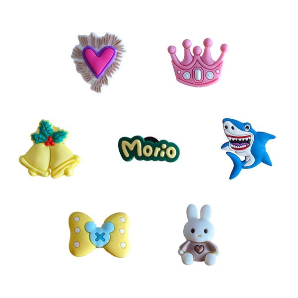 Pièces de chaussures accessoires breloques de dessin animé drôle pour sabot sandales unisexe décoration mignon Jig fête cadeau requin lapin livraison directe Otnpn