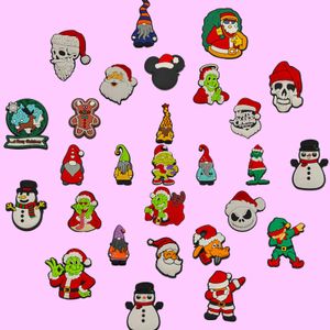 Pièces de chaussures Accessoires Funny Merry Christmas-T1065 Cartoon Charms For Clog Sandals Unisex Décoration Cute Jig Party Gift Drop Deliver Ot2Xc