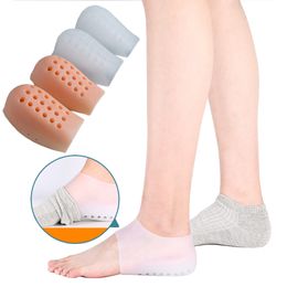 Schoenonderdelen Accessoires Gel Hoogte Verhoog In binnenzool voor mannen Vrouwen S Invisible Silicone Socks Wears in Heel Lifting Inserts Plantaire fasciitis Sole 230201