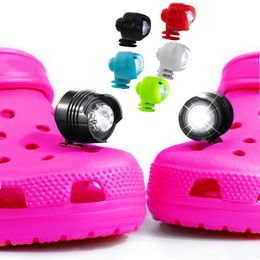 Schoenonderdelen Accessoires Koplampen voor Croc Lights Charms Decoraties Pin voor Fit Jeans Groothandel 230414