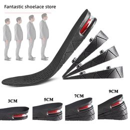 Pièces de chaussures Accessoires Semelle intérieure d'augmentation de la hauteur Modèle de rehaussement invisible Inserts de chaussures à coussin d'air Semelles intérieures à hauteur variable Coussinet de pied à coupe réglable 230831