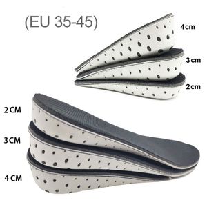 Pièces de chaussures Accessoires Semelle intérieure pour augmentation de la hauteur 1 paire d'inserts de levage de talon en mousse à mémoire de forme dure et respirante Coussinets de levage Semelles intérieures d'ascenseur pour unisexe 230826