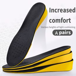 Accessoires voor schoenonderdelen Hoogteverhogende inlegzolen voor dames Heren Invisiable Boost 1535 cm Ademend Orthopedische liftschokabsorptiepads 230826