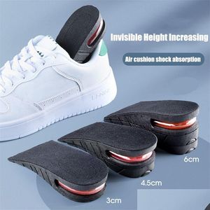 Schoen Onderdelen Accessoires Hoogte Toename Inlegzolen Voor Mannen Vrouwen Lift Schoenen Kussen Uni Sneakers Hak Lifting Insert Verhoog Half 375Cm