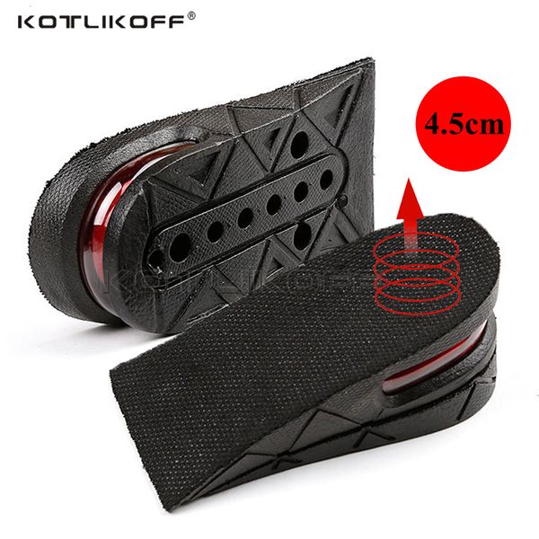 Accesorios de piezas de zapatos KOTLIKOFF Plantilla invisible para aumentar la altura Ajustable 2 capas 3CM4.5CM Almohadillas de cojín de aire Suelas elevadoras Plantillas Inserciones para zapatos 230831