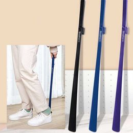 Pièces de chaussures Accessoires Long Shoehorn Lazy Helper Poignée Chaussures Lifter Pull Slip 230718