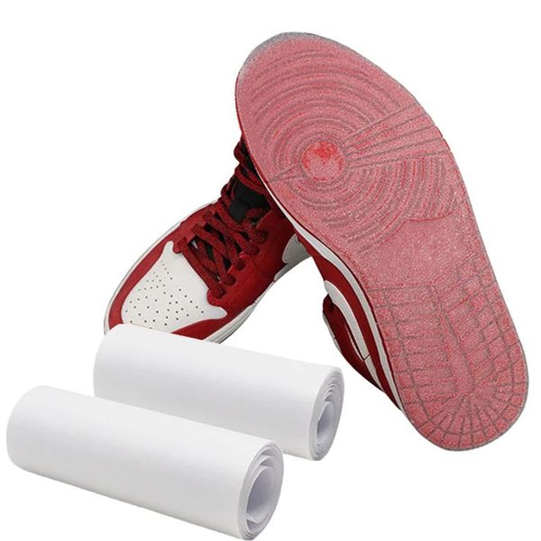 Pièces de chaussures Accessoires Hommes Protecteur de semelle pour semelle extérieure de sneaker Semelle intérieure Autocollants de protection pour chaussures de poignée au sol Autocollants de protection Patch d'entretien résistant à l'usure 231129