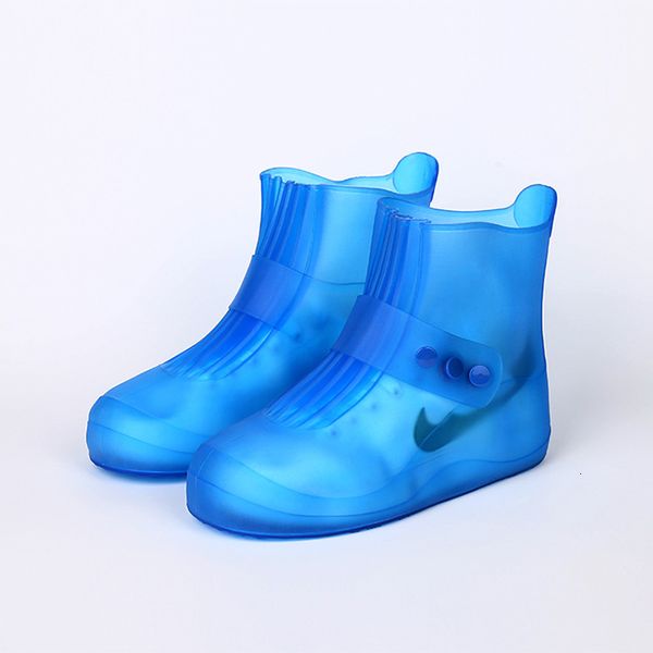 Piezas de zapatos, accesorios para hombres y mujeres, cubiertas de zapatos de lluvia reutilizables para todas las estaciones, impermeables, antideslizantes, con cremallera, botas, chanclos, Unisex 230211