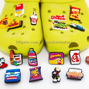 Accessoires voor schoenonderdelen Mexicaanse geïnspireerde charmes Past voor klomp sandalen Schoenen decoratie Pvc Cartoons Verschillende Mexico Adts Mannen Vrouwen B Otnsa