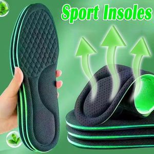 Pièces de chaussures Accessoires Semelles intérieures en mousse à mémoire de forme Nano pour chaussures hommes femmes déodorant AbsorbSweat Massage Sport semelle intérieure pieds semelle orthopédique course 231030