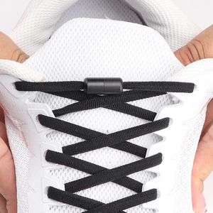 Accessoires voor schoenonderdelen Geen stropdas Schoenveter voor sport Ronde schoenveters zonder strikken Kleurrijke opties Elastische veters Sneakers Kinderen Volwassen Schoenen 231215