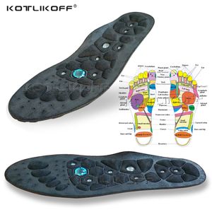 Pièces de chaussures Accessoires Semelles orthopédiques Thérapie magnétique pour soutien de la voûte plantaire Aimant de pied Réflexologie Acupuncture Soulagement de la douleur 230201