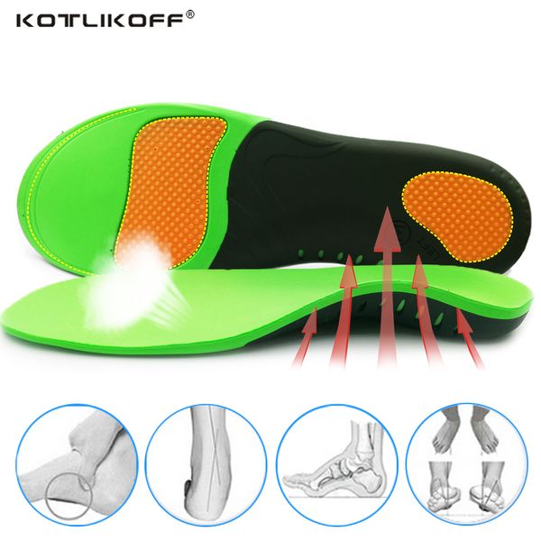 Pièces de chaussures accessoires chaussures orthopédiques semelles intérieures pour coussinet de voûte plantaire Type XO Correction de jambe Support plat Inserts de sport 230201