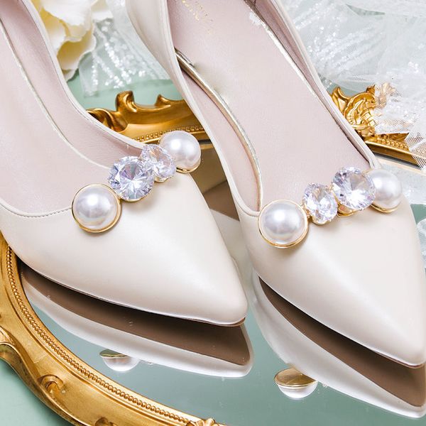 Accessoires de pièces de chaussures Perle Chaussure Boucle Accessoires