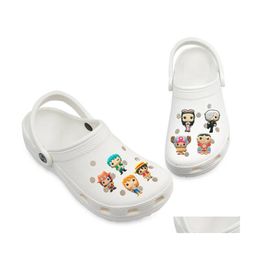 Piezas de zapatos Accesorios Encantos de plástico Pirata suave Pvc Charm Decoraciones Jibz personalizado para zapatos de zueco Regalo para niños Entrega de la gota Dhmx8