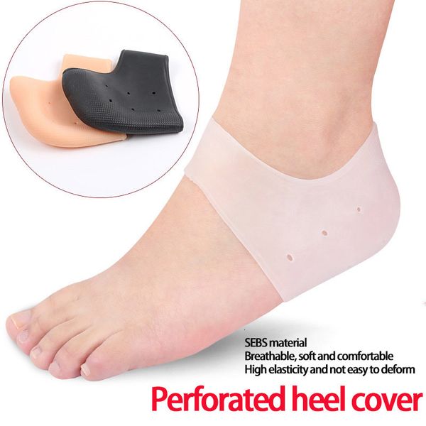 Pièces de chaussures Accessoires Chaussettes de soins des pieds en silicone Gel hydratant Talon mince peut soulager la douleur de la fasciite plantaire et réduire 230211