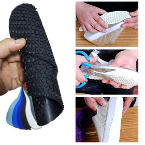 Pièces de chaussures Accessoires Semelles en silicone pour la fabrication de chaussures Coussin antidérapant épais Feuille de réparation Protecteur Remplacement Semelle extérieure Autocollants 231031