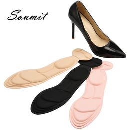 Pièces de chaussures Accessoires Soumit 5D Spons Lembut Sol Pad Tumit Kembali Pelindung Diri Perekat Tinggi Anti Slip Dalam tunggal untuk Wanita 230329