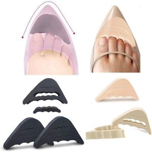 Accessoires de pièces de chaussures Bouchon d'orteil Demi-semelles en éponge douce Inserts de remplissage réutilisables pour chaussures Coussinets de renfort de pied réglables trop grands Unisexe 230823