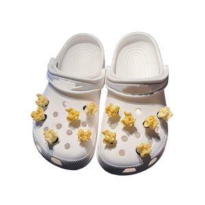 Chaussures Pièces Accessoires Charme Unique Cool 3D Nourriture Chaussures Décoration Résine Poulet Frit Popcorn Hamburger Chips Crème Glacée Bricolage Pour sabot