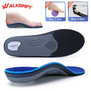 Pièces de chaussures Accessoires Walkomfy Heavy Duty Support 210Lbs Plantar Fasciitis Semelles Arch Support Ortic Inserts Pieds plats Talon Soulagement de la douleur Ortics 230225