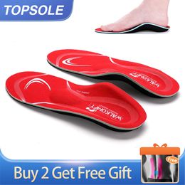 Accessoires de pièces de chaussures Semelles orthopédiques Walkomfy pour soulager la douleur fasciite plantaire pieds plats soutien de la voûte plantaire haute pied Valgus sur chaussures insérer confort 230225