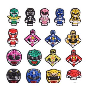 Schoen Onderdelen Accessoires Groothandel 100 Stuks Pvc Cool Warriors Helm Jongens Designer Decoraties Gesp Voor Armband Croc Charms Jibbitz Dhpjl