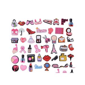 Pièces de chaussures Accessoires En Gros Personnalisé S 1 Pièce Pvc Outils De Maquillage Lèvres Sacs Charmes Pour Croc Jibz Mode Filles Boucles Bracelet Dhlfm