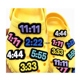 Pièces de chaussures Accessoires Vente en gros Numéros chanceux Clog Charms Hispanique Latino avec épingles à boucle pour adolescents filles garçons Adt Drop Del Deli Dht5X