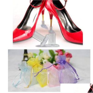 Pièces de chaussures accessoires femmes chaussures à talons hauts protecteur pompe Stiletto danse Er bouchon goutte série de livraison au hasard