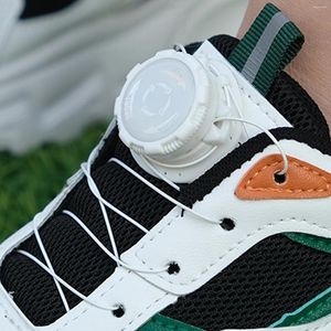 Pièces de chaussures Automatique sans liens Sneaker Boucle Shoelaces Metal Wire Swinvel Rotate Corde Kid