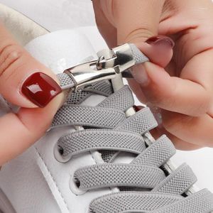 Pièces de chaussures Cross Lock No Tie Shoelace Shoelaces For Sneakers Without Ties Lacets Lacets Bands élastiques