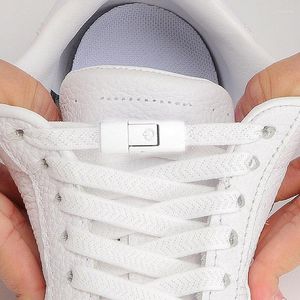 Pièces de chaussures lacets élastiques baskets 8 mm de large élastique plate bandoulines lacets sans liens tennis press