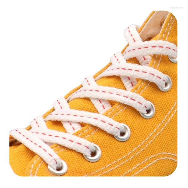 Pièces de chaussures weiou laces de style simple lacets 0,8 cm CHOSESTERS FLATS et ROUGES CHOESTRES MATCHES MATCHES FEMMES TOLEVAS CONCUTER