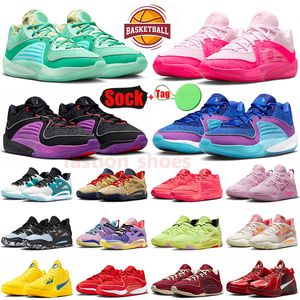 Tante Pearl KD 16 15 KD16 basketbalschoenen Designer sneakers KD 15 What The White Ember Glow Wanda NY vs NY Pathway Royalties KDs Home Outdoor sneakers voor heren maat 36-46